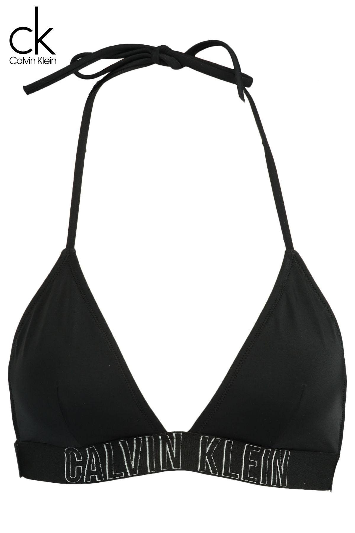calvin klein black bikini top