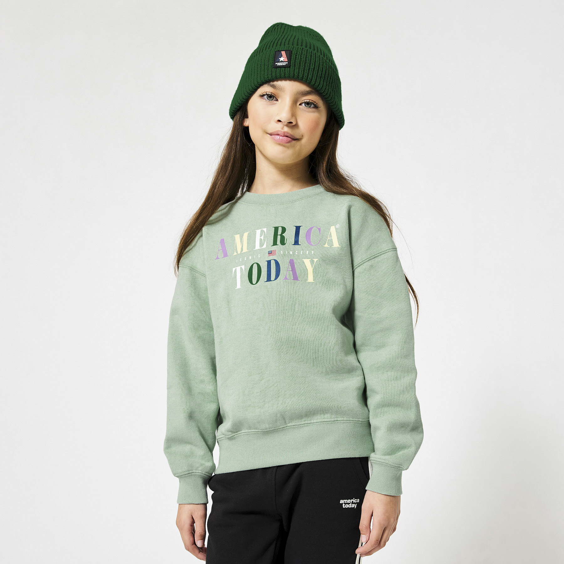 leren legging met rits