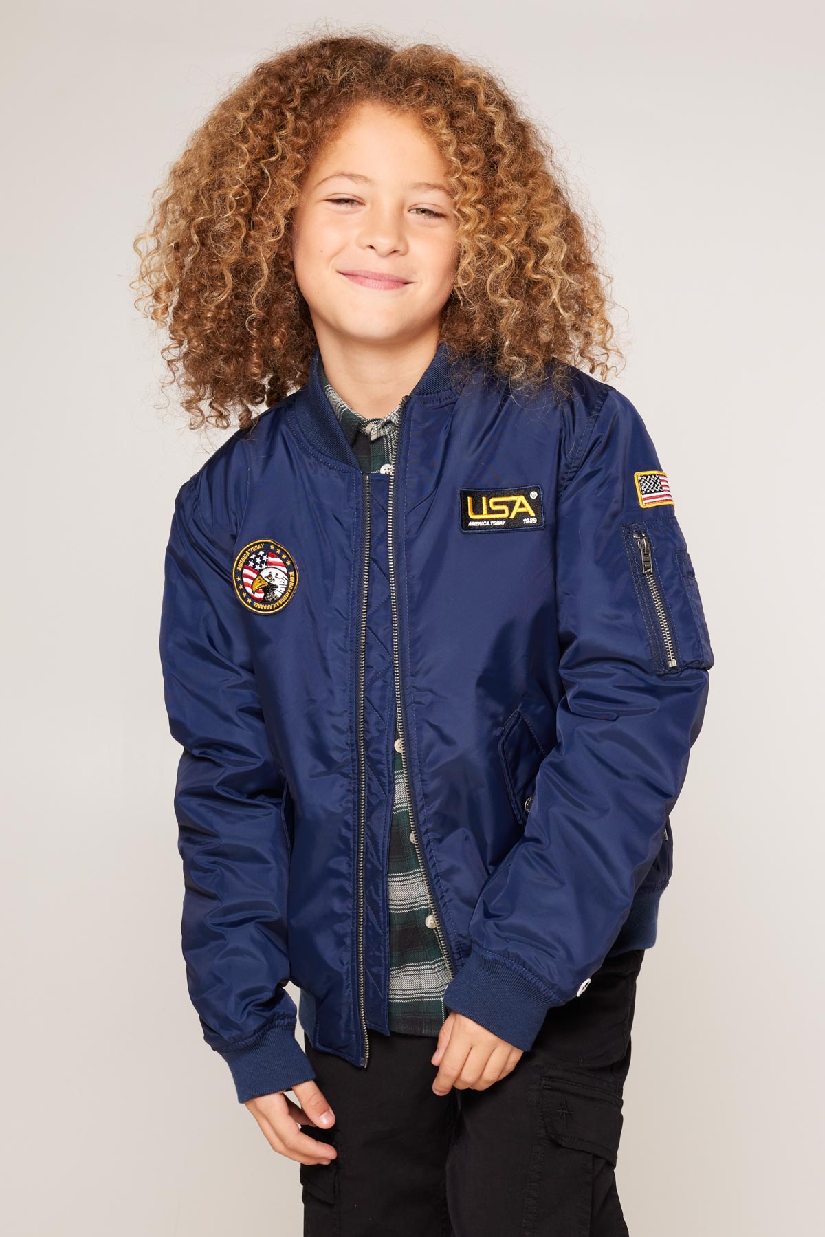 Garcons Blouson aviateur Jules JR Dark blue