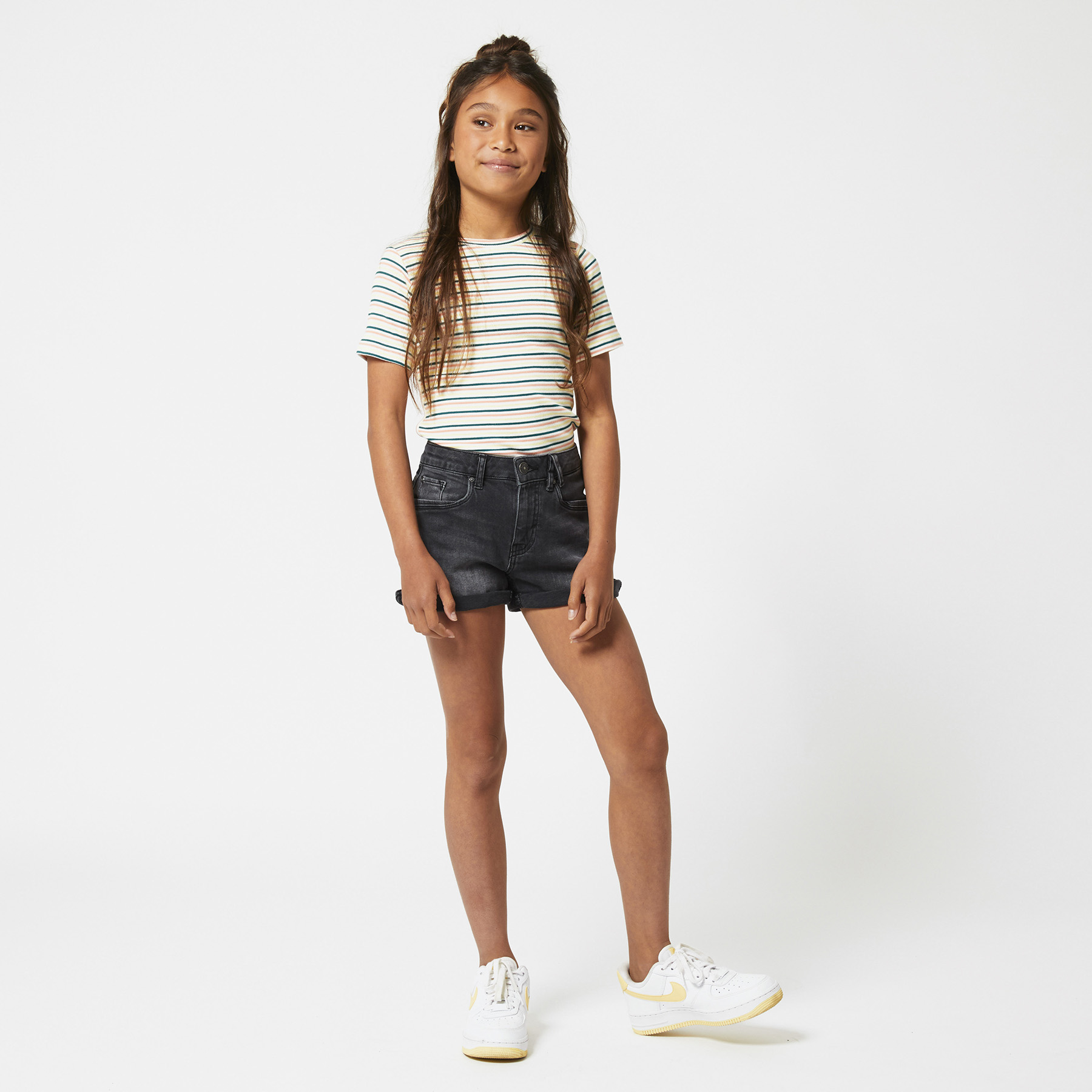 Buy Pepe Jeans Kids Black Mid Rise Shorts for Girls Clothing Online @ Tata  CLiQ