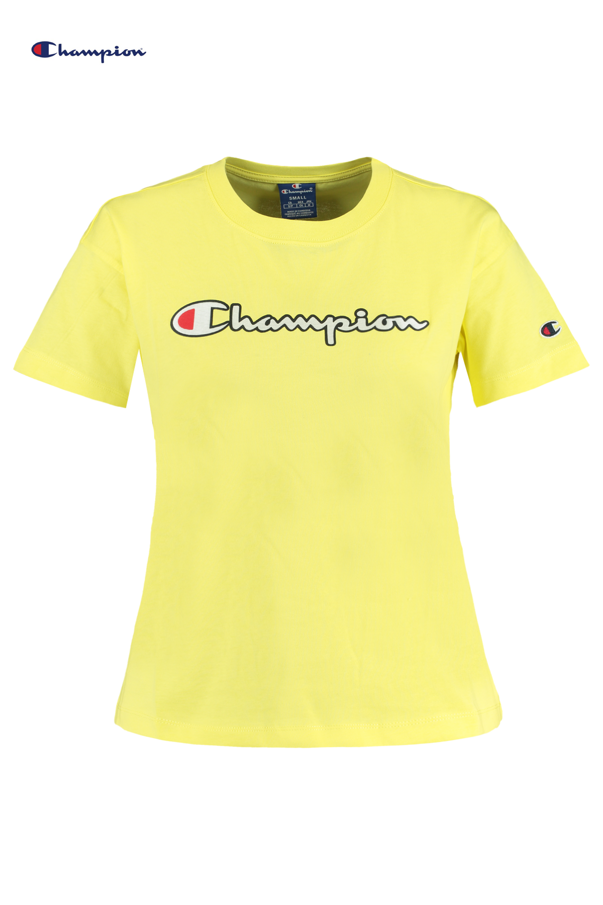 T-shirt Champion Yellow Buy Online