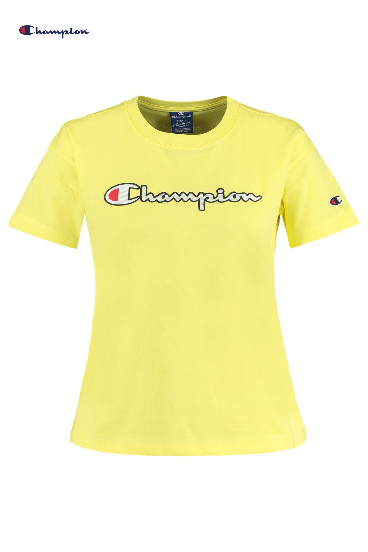 T-shirt Champion Yellow Buy Online