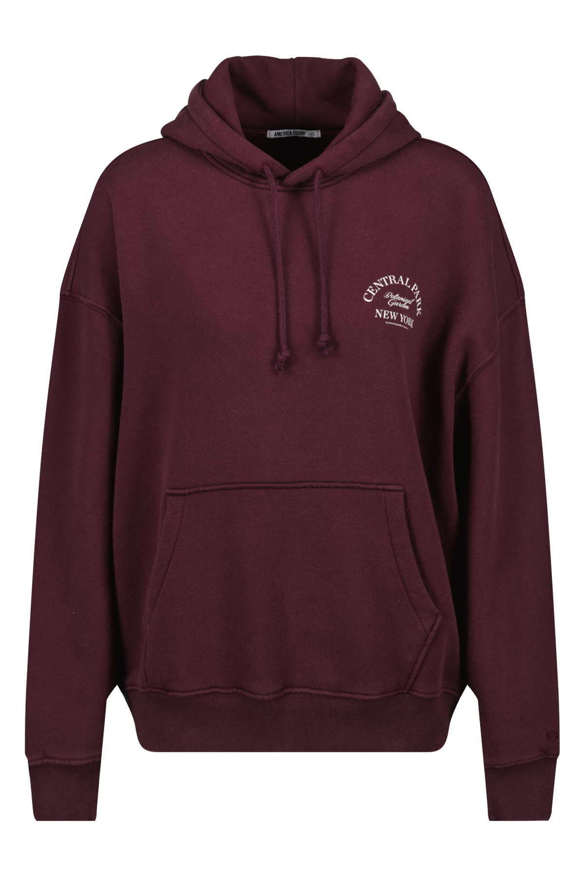 Women Hoodie Sol Burgundy | America Today