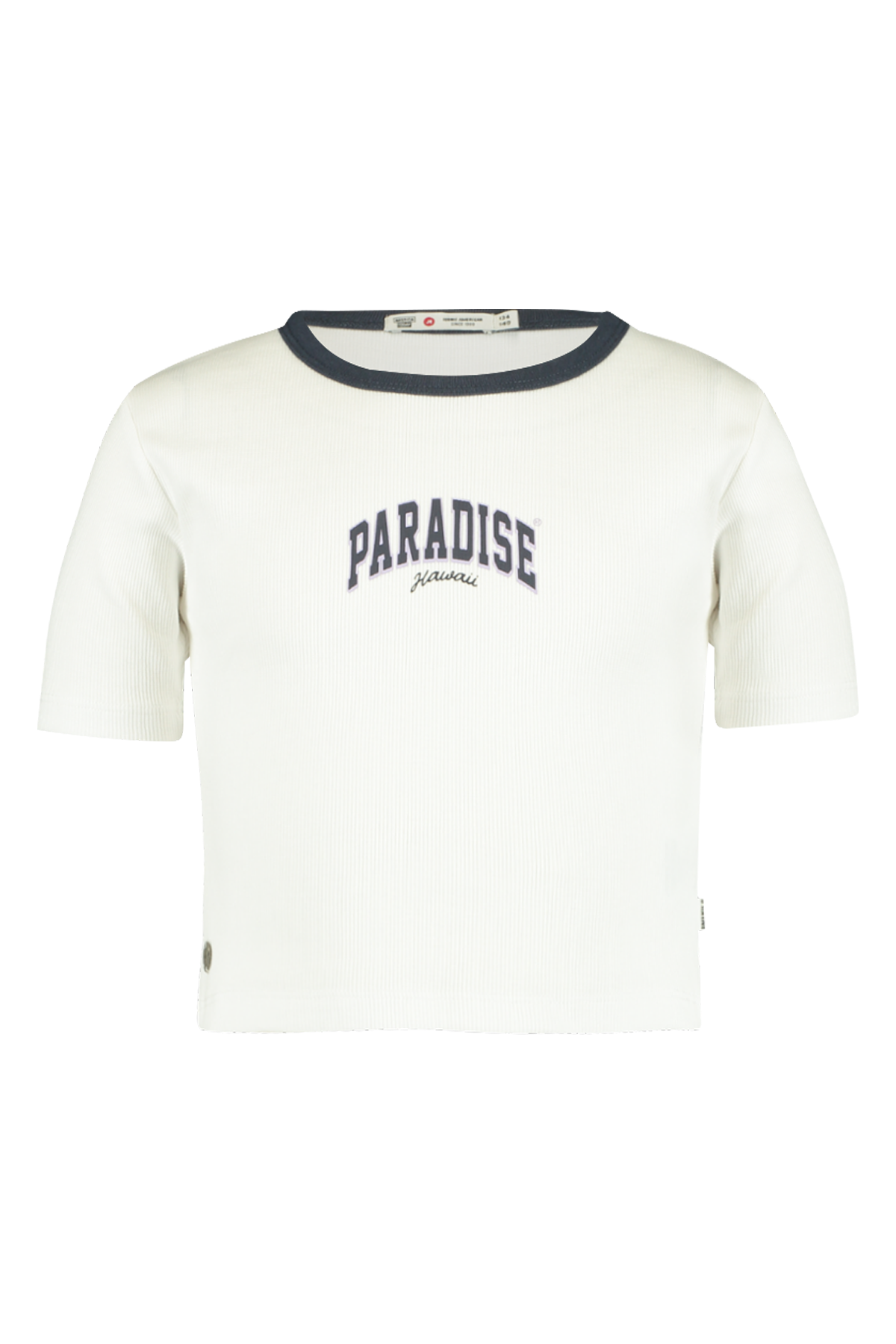Girls Oversized cropped T-shirt White 