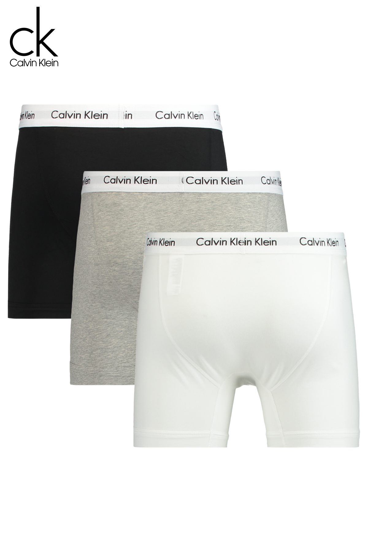 Men Boxershort Calvin Klein 3-PACK Grey melange