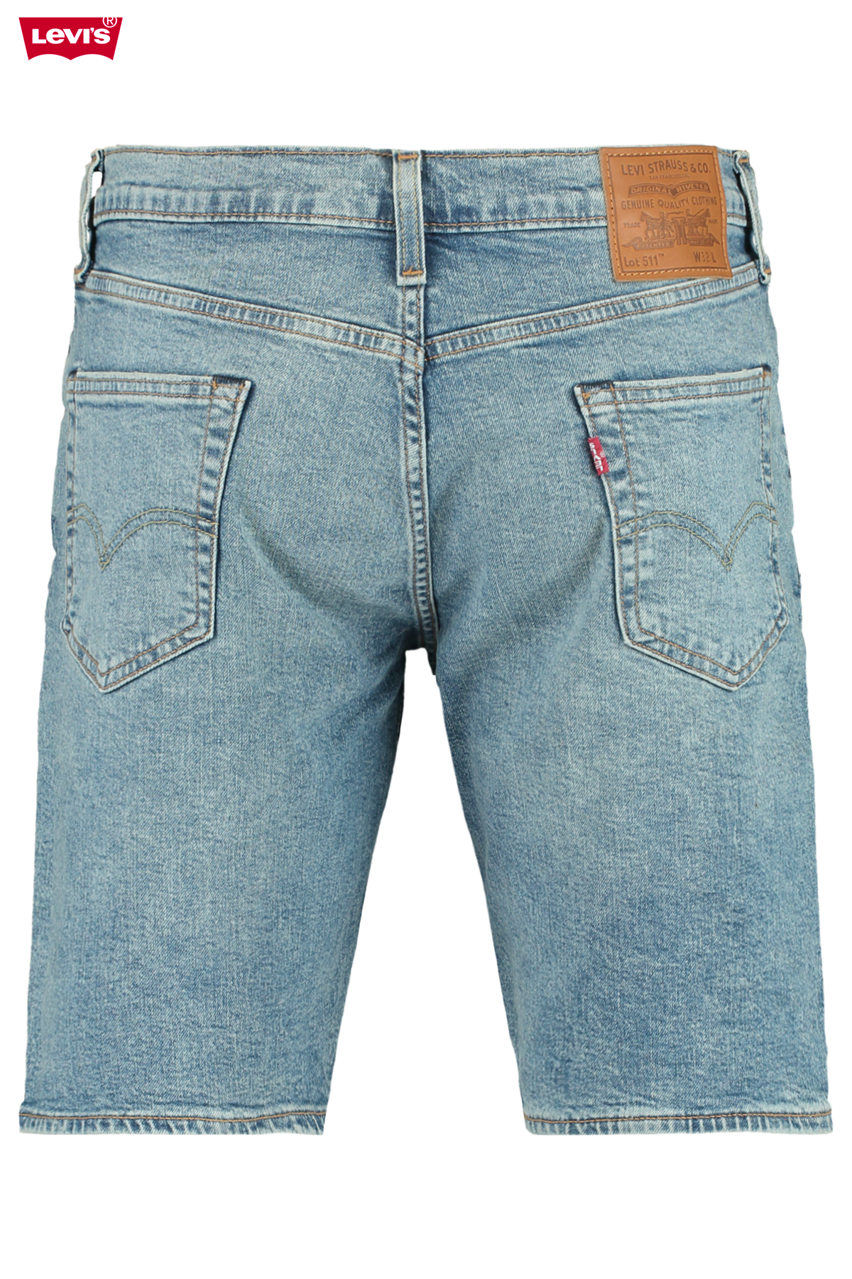 Men Short Levi's 511 SLIM HEMMED Blue 