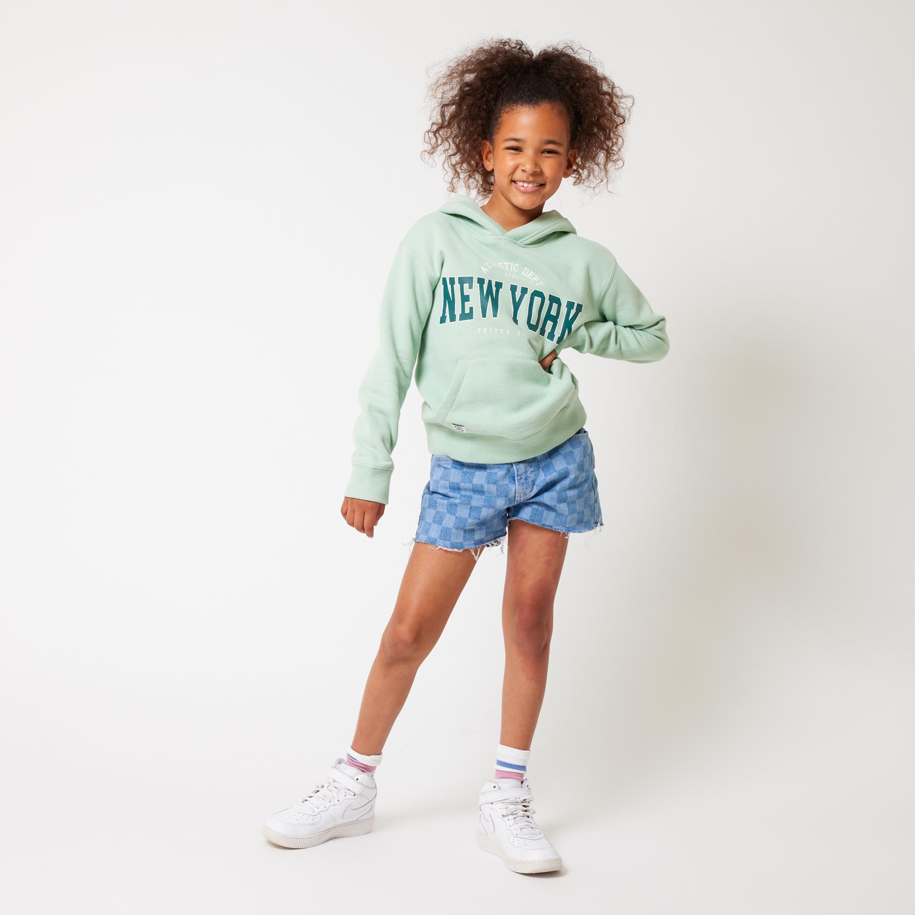 パーカー・フーディ Supreme Gradient Sleeve Hooded Sweatshirt AW 18 WEEK 12 Girls Hoodie New York Sue Soft green | America Today