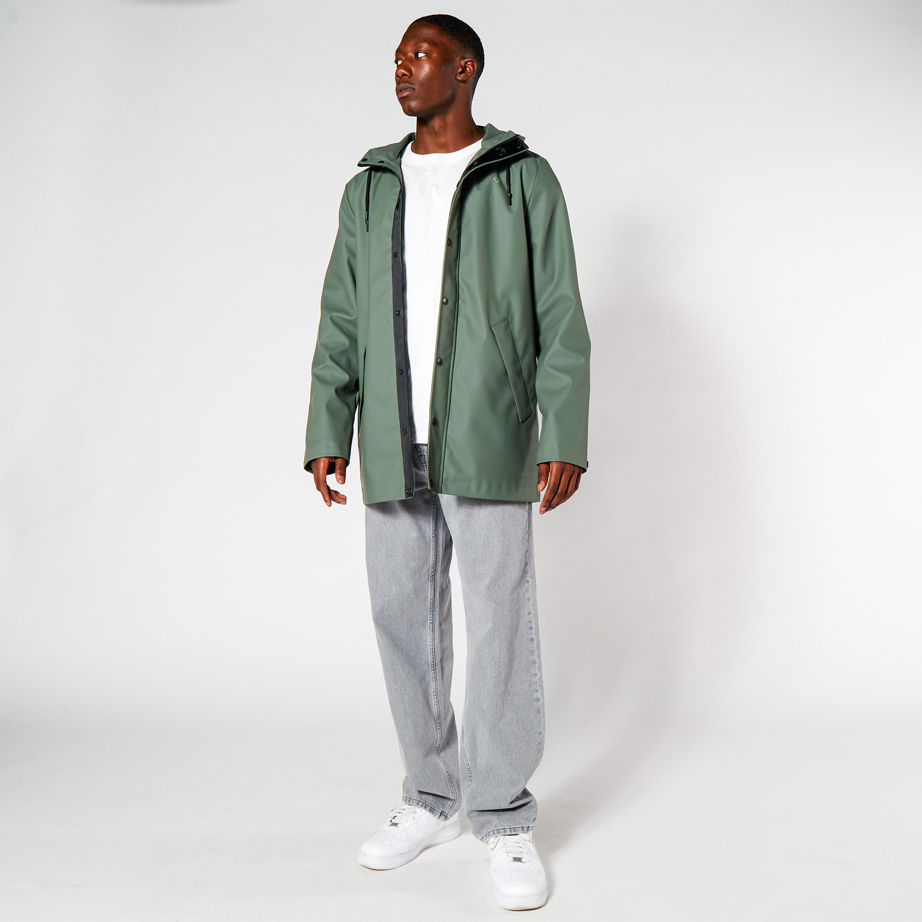 Rains jacket green outlet