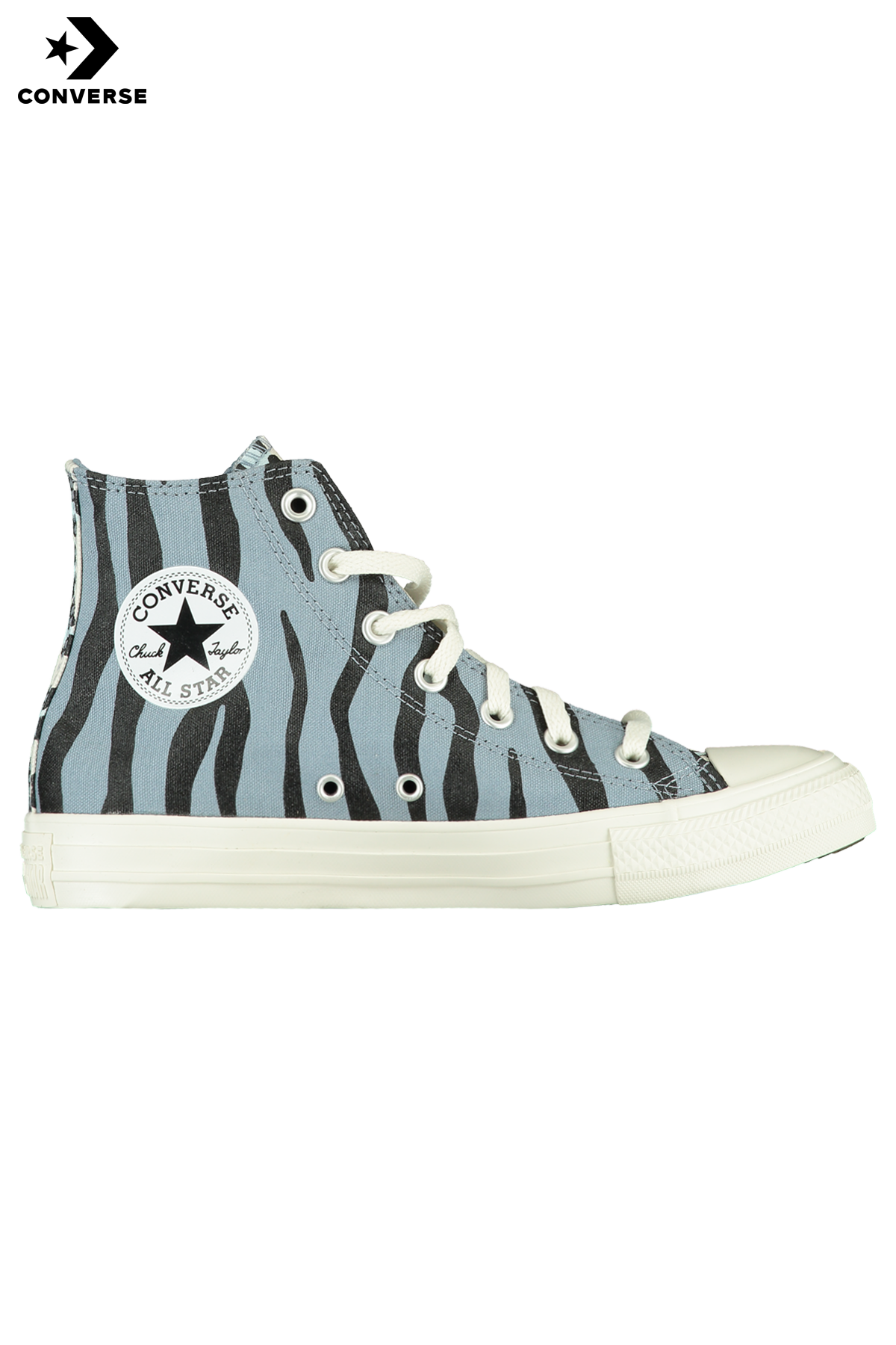 Women Converse Chuck Taylor Zebra Blue black