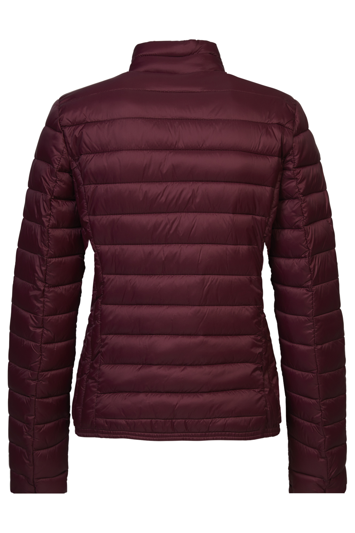 red polyester jacket