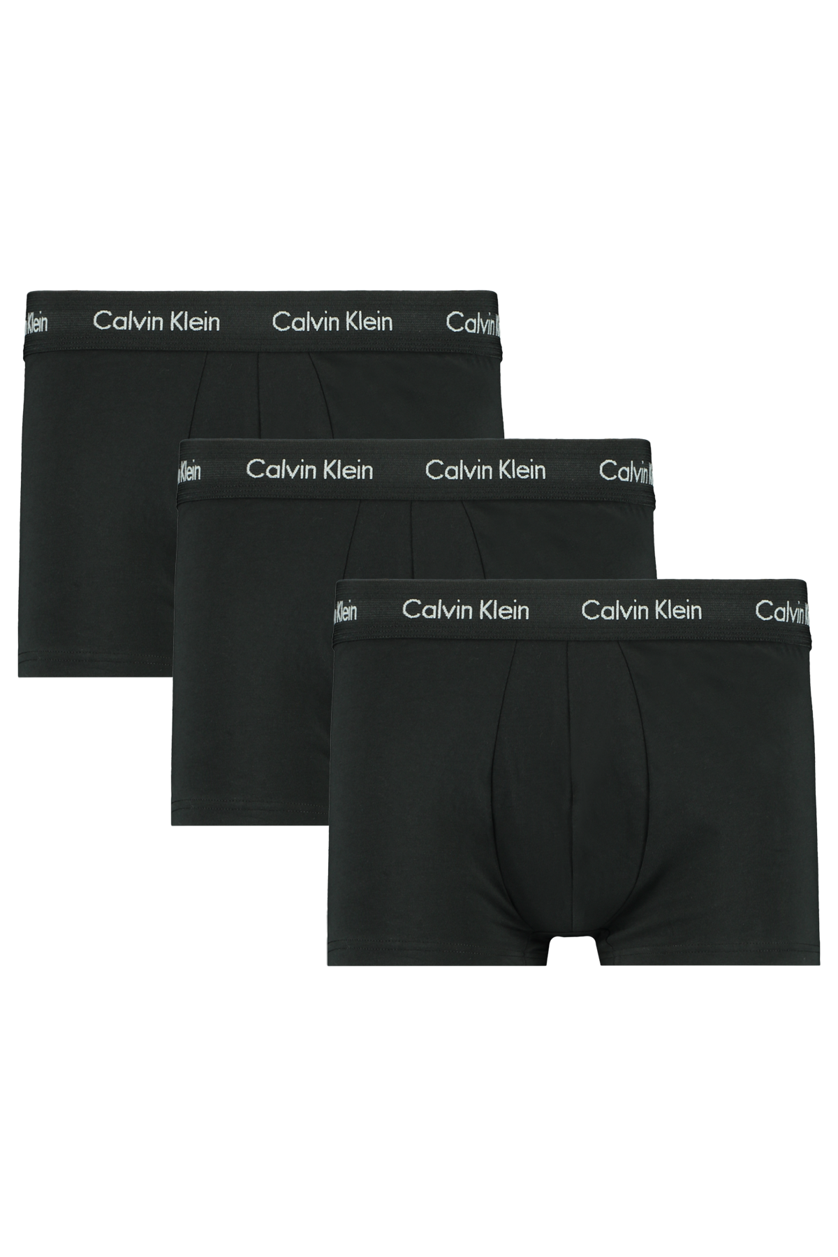 Heren Boxershort Calvin Klein 3P LOW RISE Zwart