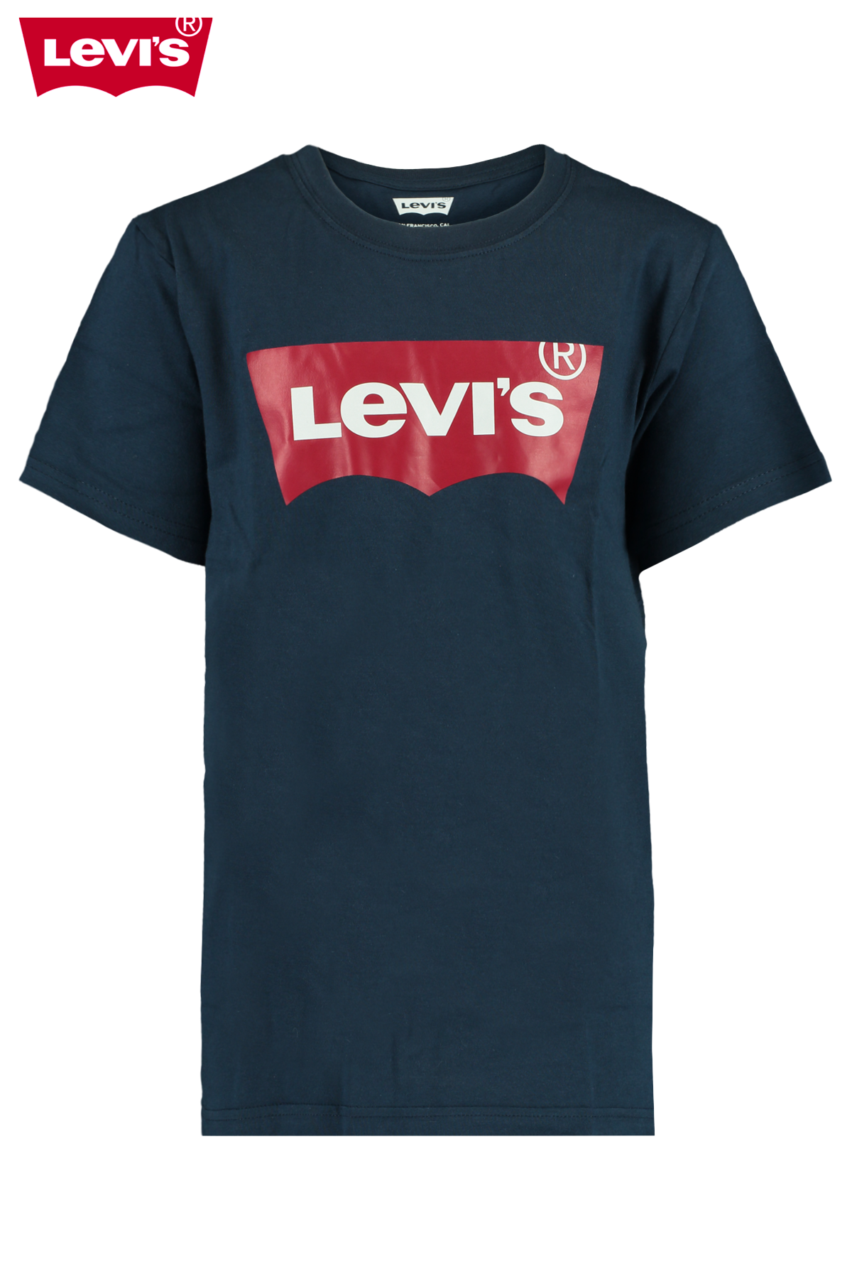 Aanbod kogel Hoopvol Jongens Levi's t-shirt Batwing Tee Navy | America Today