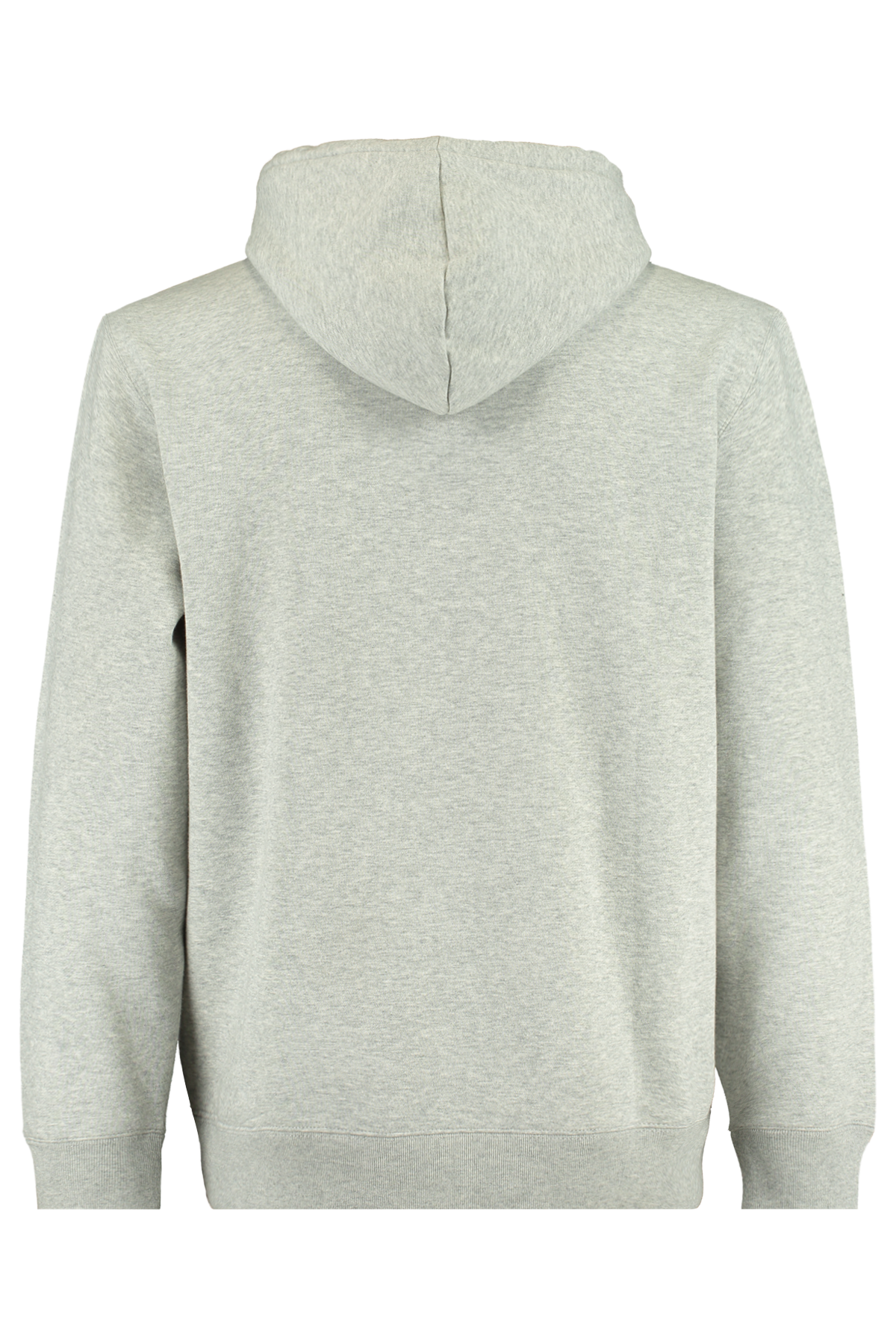 Men Hoodie with NYC print Grey melange | America Today