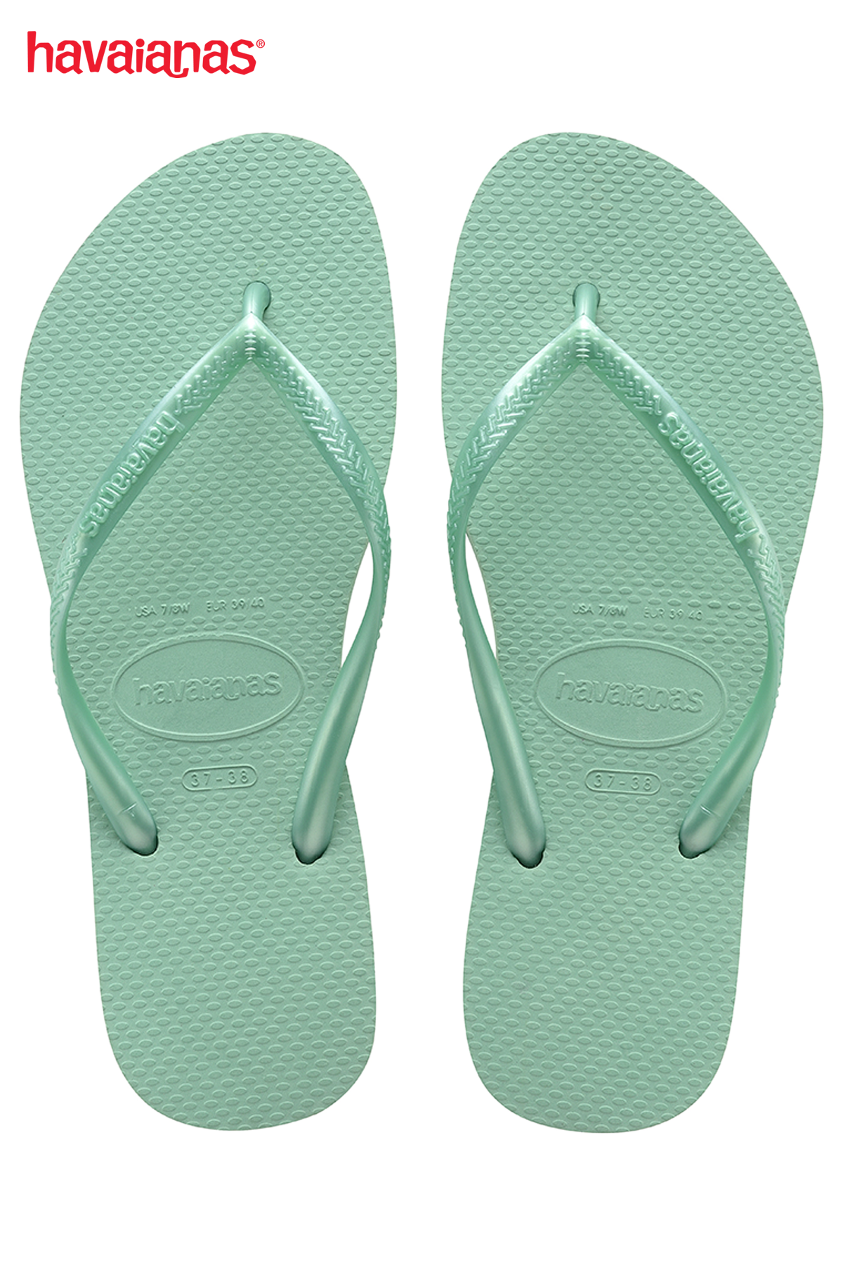 havaianas slim green