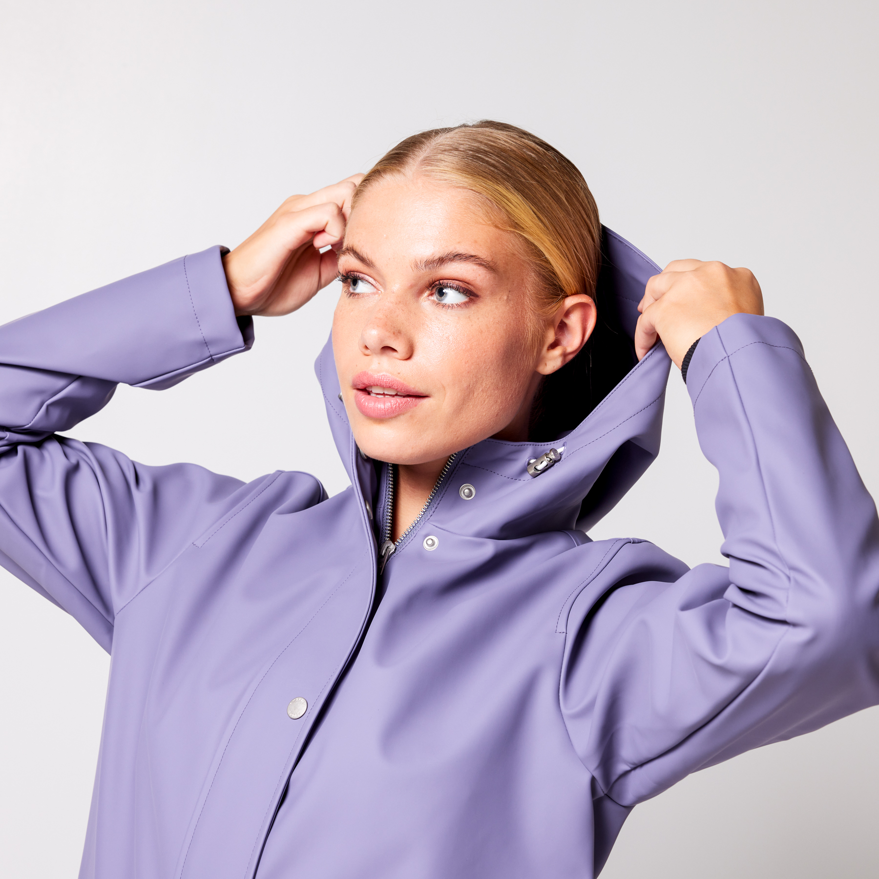 Lilac raincoat womens Clearance