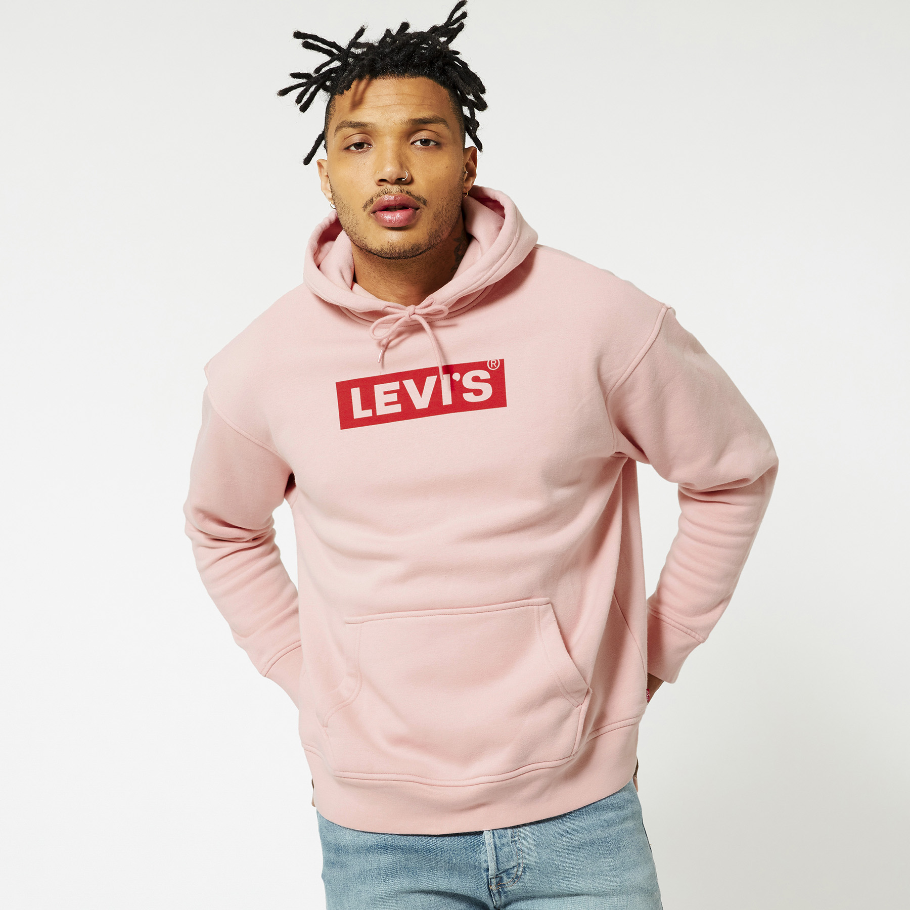 Levis hoodie pink Clearance