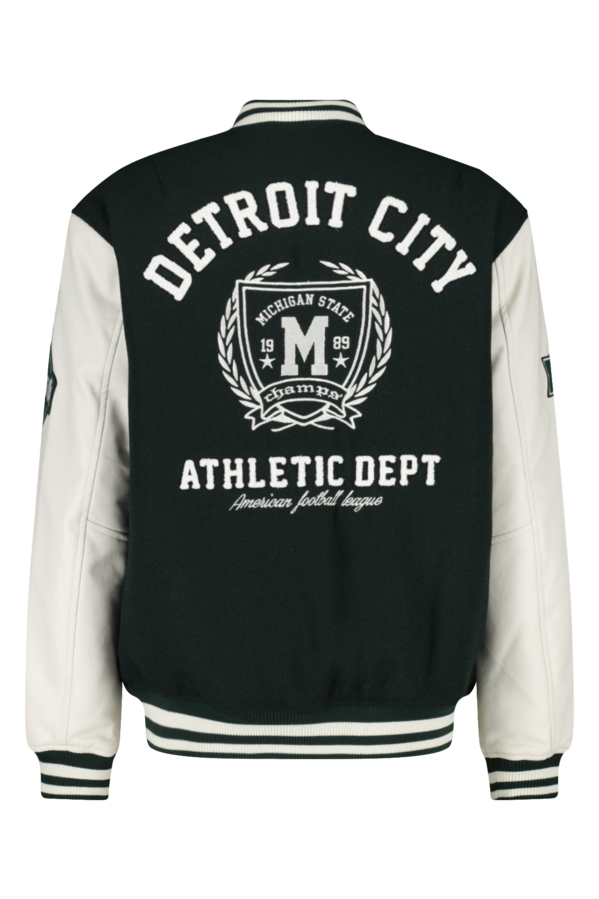 Men Varsity jacket Julian Midnight green