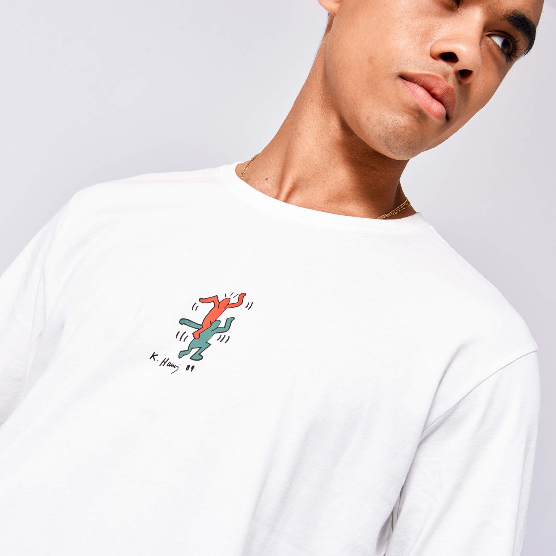 Men Longsleeve Keith Haring Luis Off white