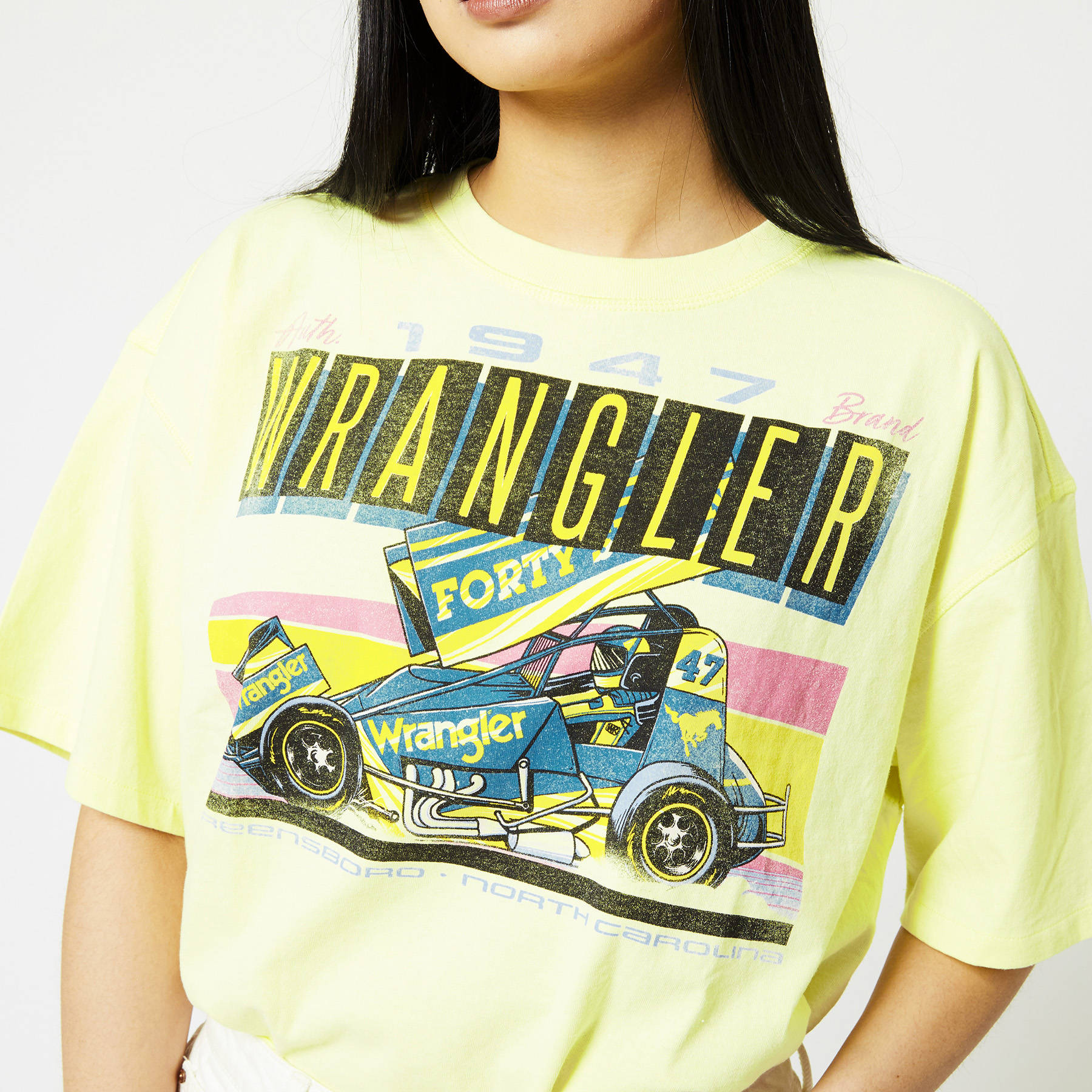 Women T-shirt Wrangler Boxy tee Light 