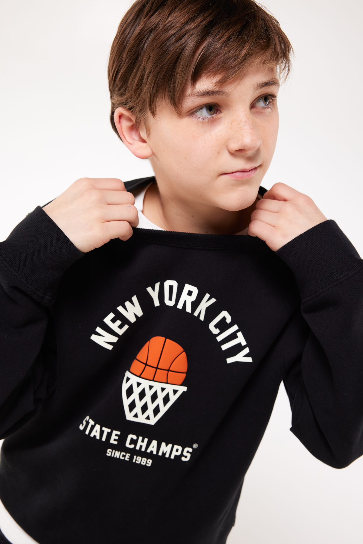 Champion sweater brown clearance jr