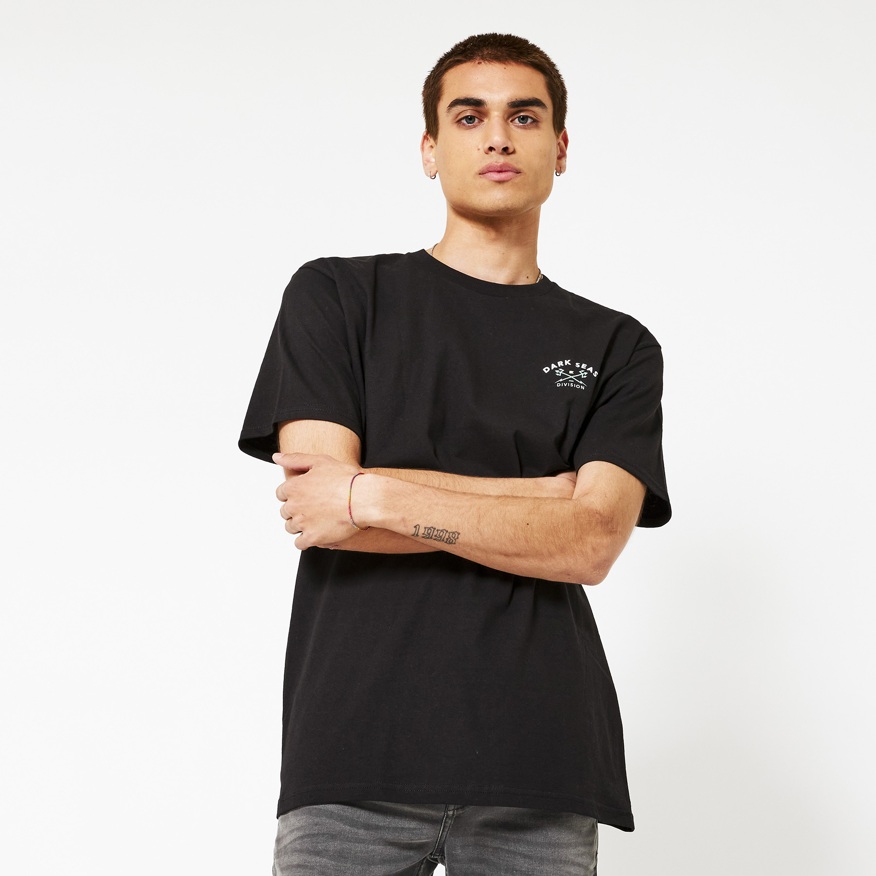 T-shirt heren | Korte mouw | Print | Ombre | Italian-Style.nl