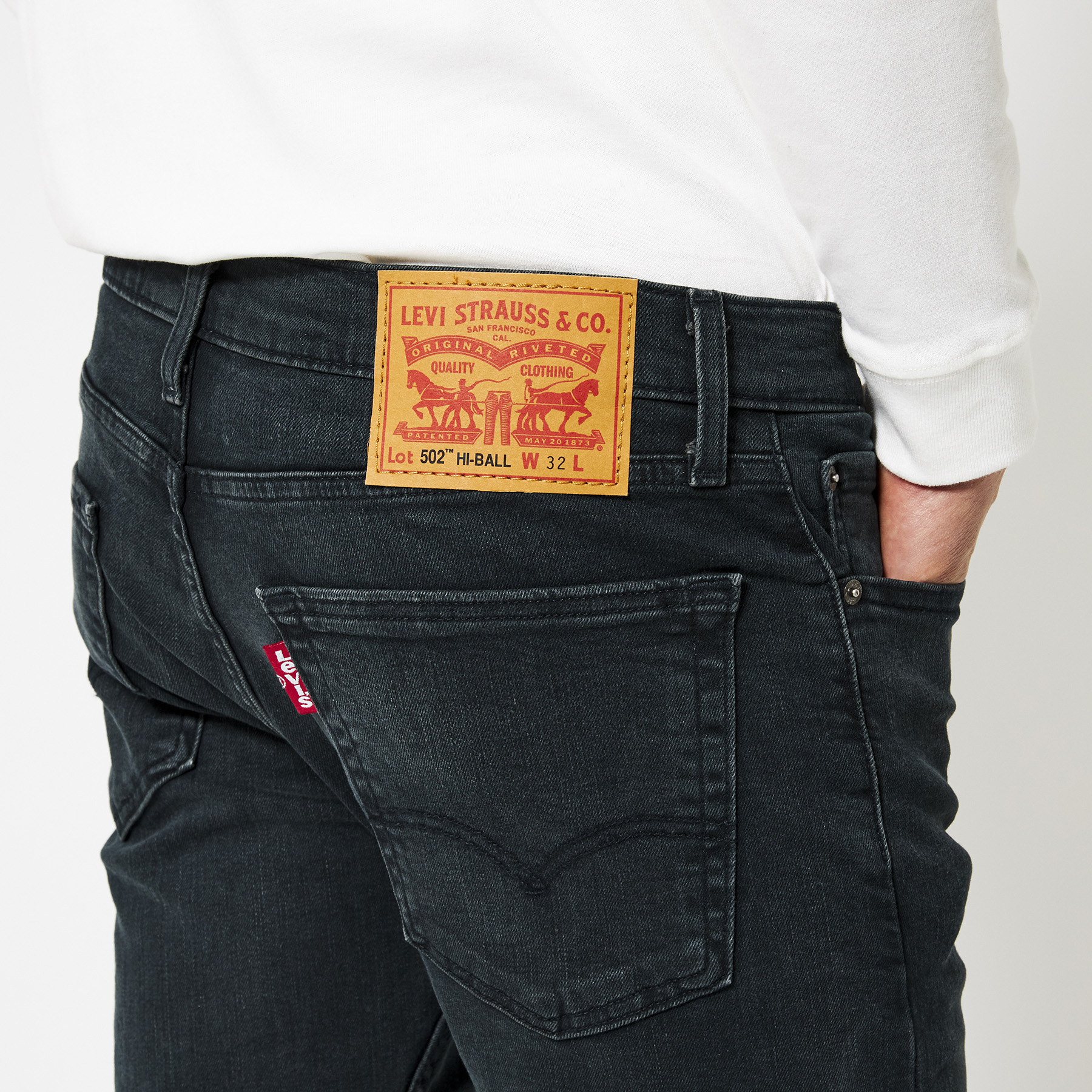 levi's 502 taper hi ball jeans