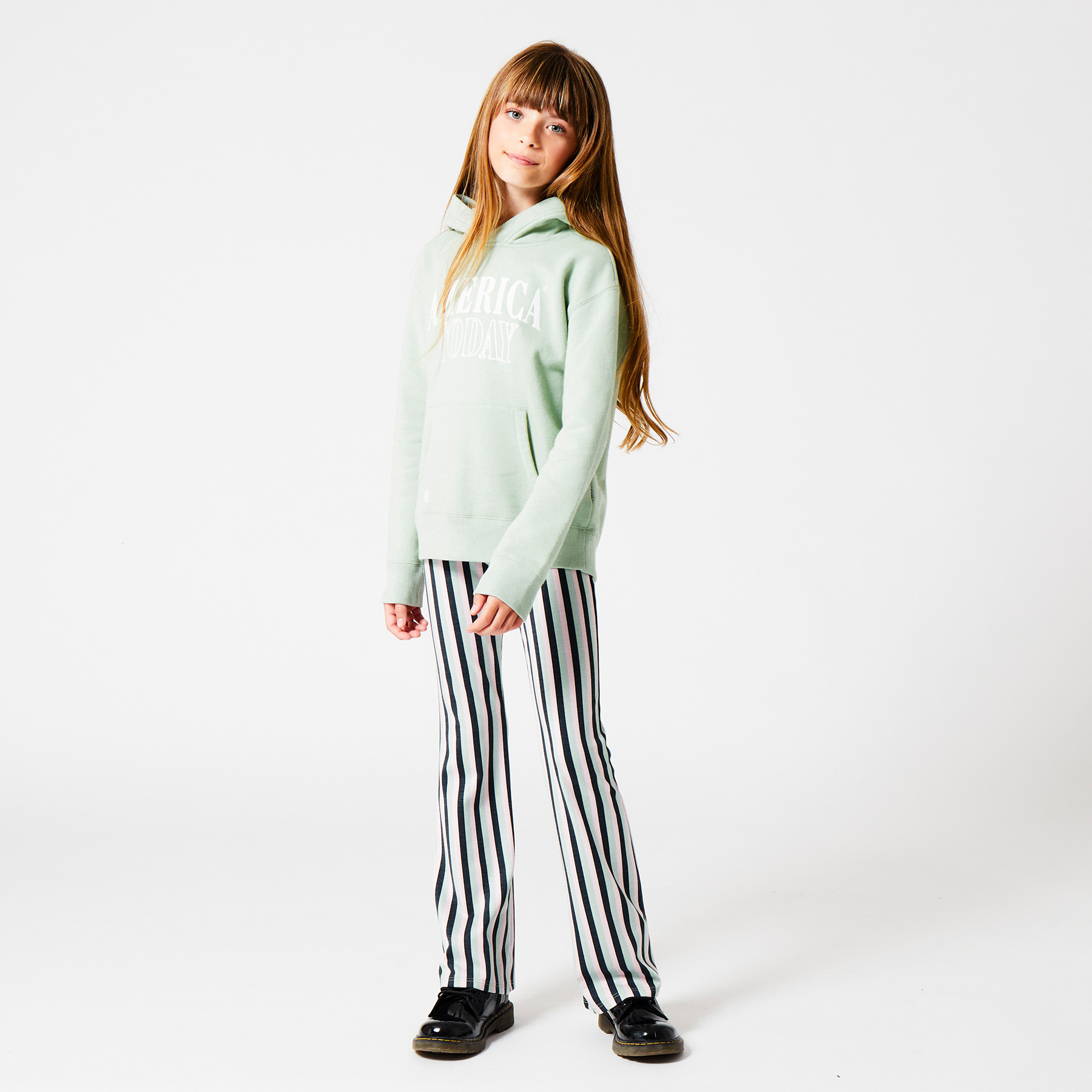 Girls Flared pants Stripe | America Today