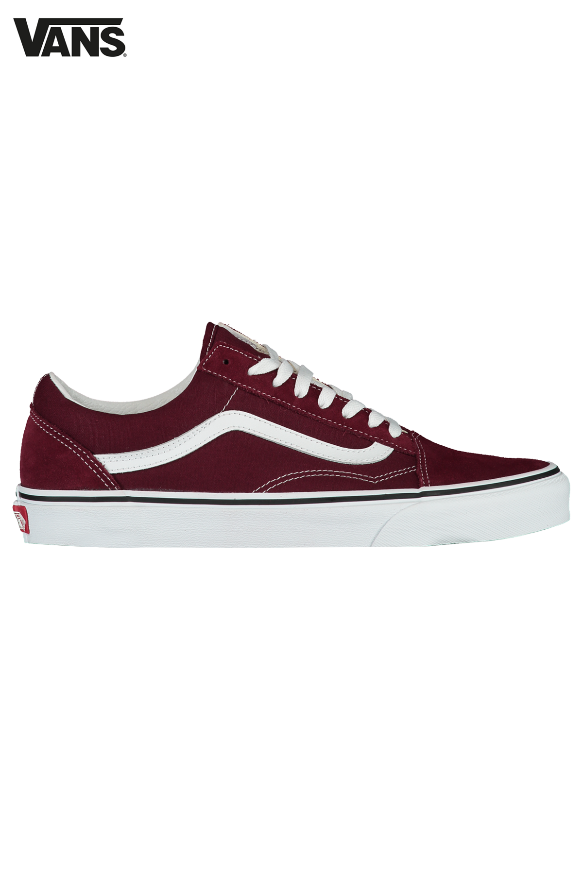Vans old on sale skool bordeaux rood