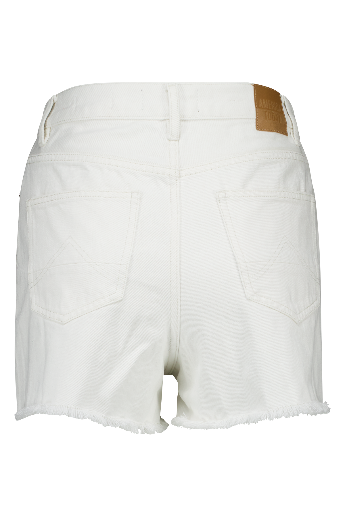 White denim shorts ladies hotsell