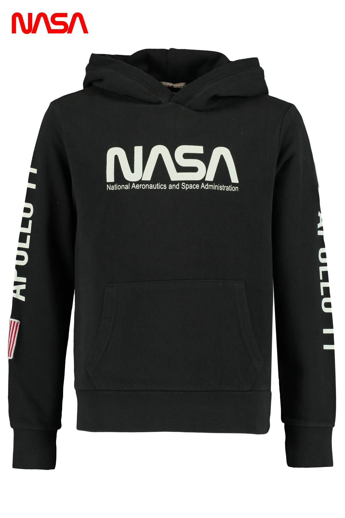 black and white nasa hoodie