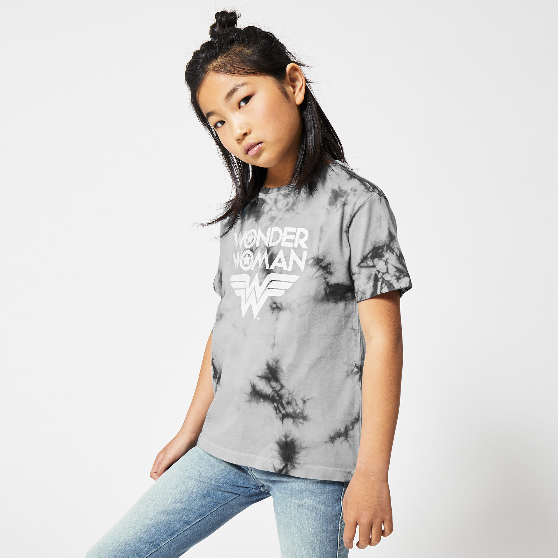 Girls Marvel t-shirt with print Black smoke