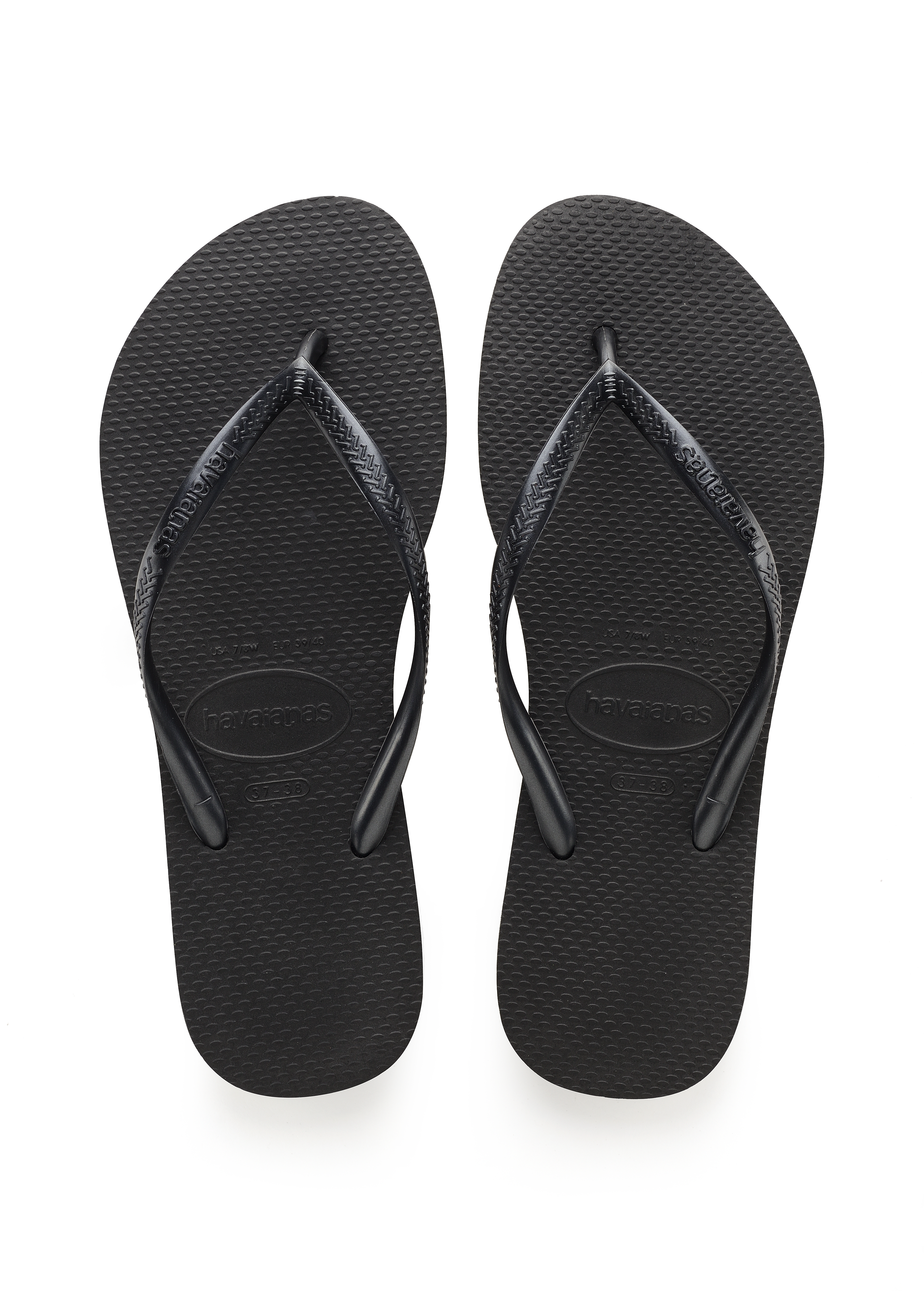 semester Extreem Kikker Dames Havaianas Slim Black | America Today