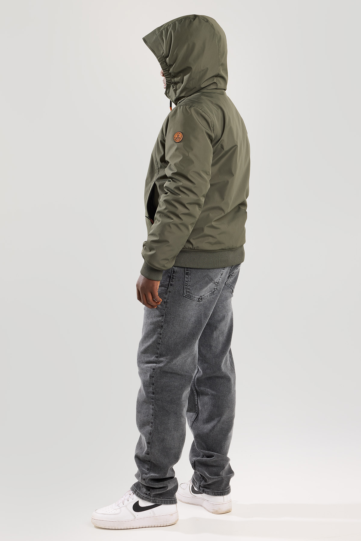 Hooded bomber jacket boys hotsell
