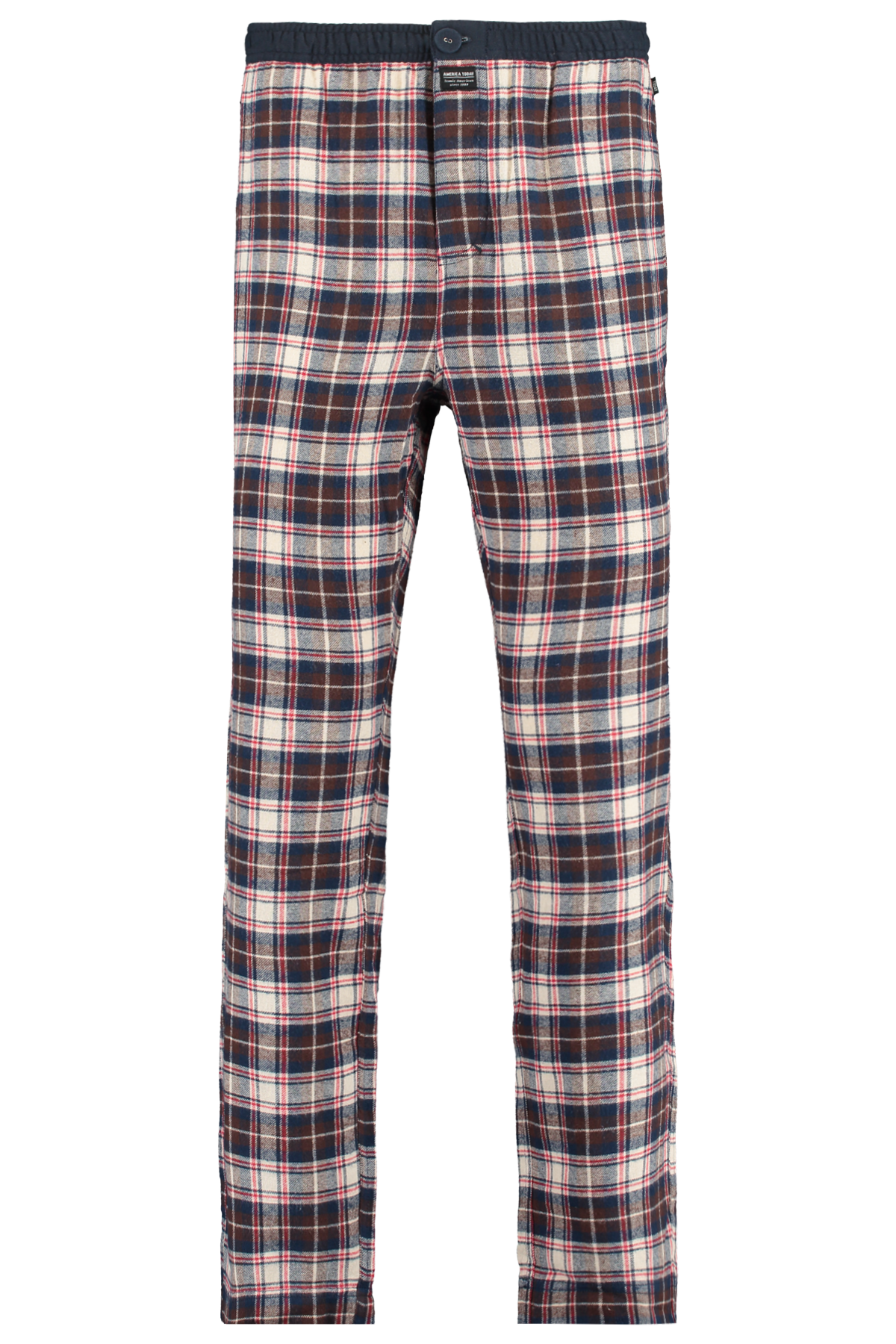 mens blue flannel pajamas