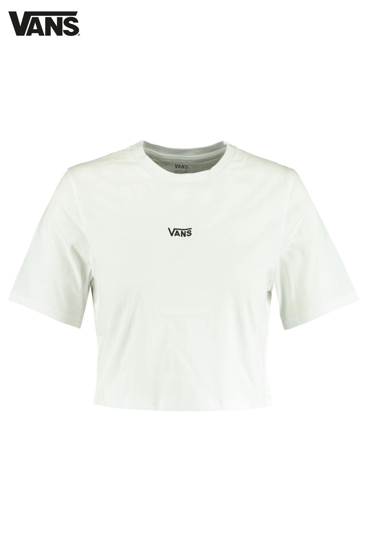 white and black vans shirt