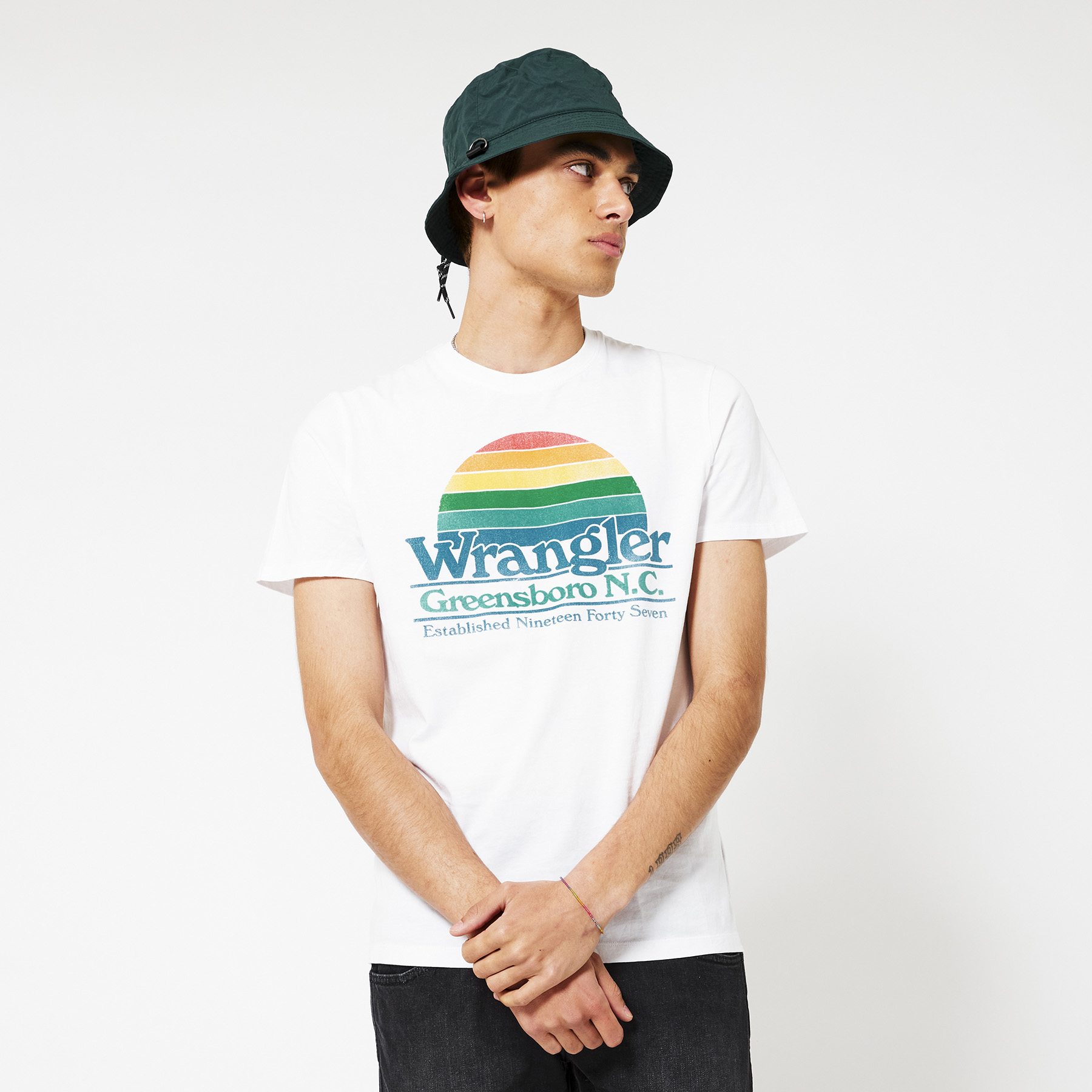 wrangler t shirt white