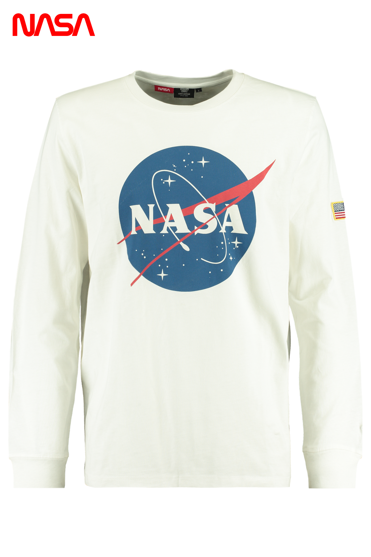 Men Long sleeve with NASA embroidery 