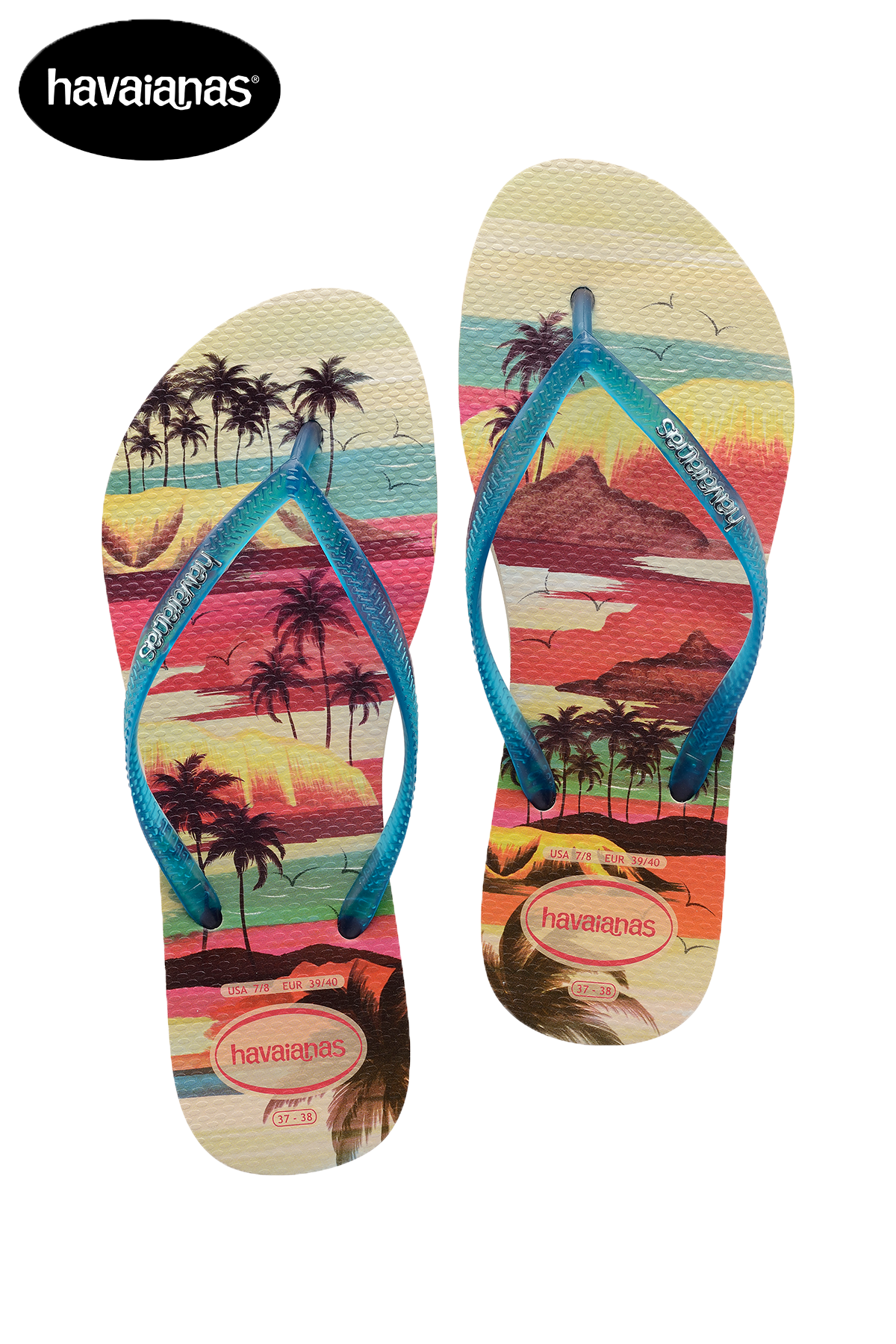 Typing Software Slim Paisage Havaianas Havaianas Slim Peacock